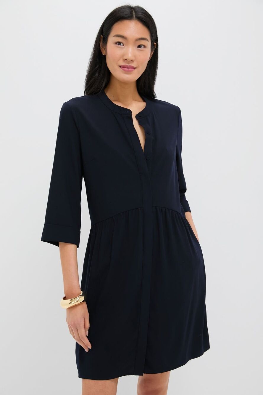 Tuckernuck Navy Royal Shirt Dress Size S